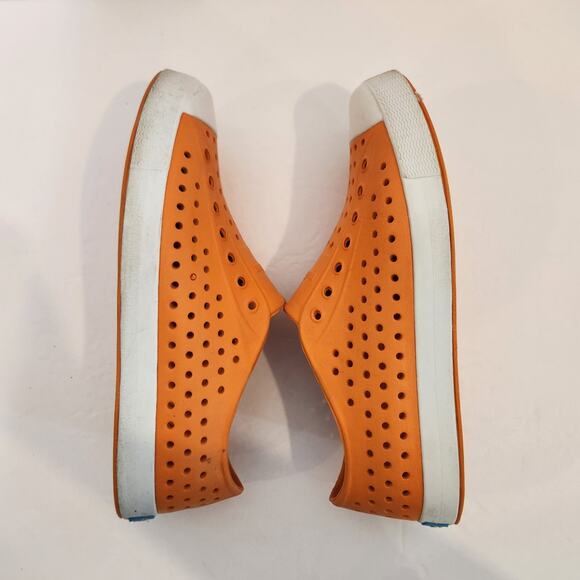 NATIVE SHOES Jefferson CLASSIC Orange Lightweight Slip On Big Kids|Juniors 4 - Picture 6 of 8